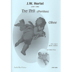 3 Trii (Partiten) für Oboe und Orgel -Johann Wilhelm Hertel