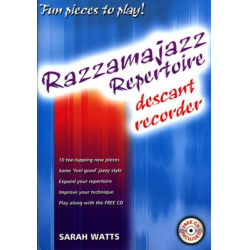 Razzamajazz Repertoire (+CD) for recorder -Sarah Watts