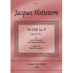 Suite in F Major op.2,1 - Jacques-Martin Hotteterre ("Le Romain")