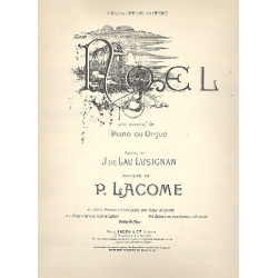Noel no.2 pour tenor ou soprano et - Paul Jean Jacques Lacome d'Estaleux