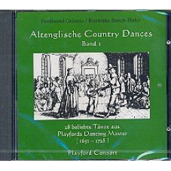 Altenglische Country Dances Band 1 CD - John Playford