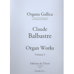 Organ Works vol.3 (en) - Claude Benigne Balbastre