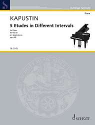 5 Etudes in different Intervals op.68 - Nikolai Kapustin
