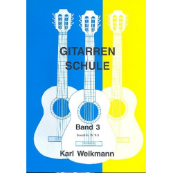 Gitarrenschule Band 3 - Karl Weikmann