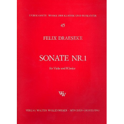 Sonate Nr.1 für Viola und Klavier - Felix Draeseke
