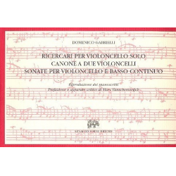Ricercari per Violoncello solo, Canone a - Domenico Gabrielli