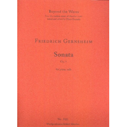 Sonate op.1 - Friedrich Gernsheim