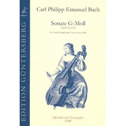 Sonate g-Moll Wq88 Helm510 -Carl Philipp Emanuel Bach