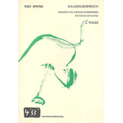 Galgenliederbuch Band 2 für Tenor - Rudi Spring