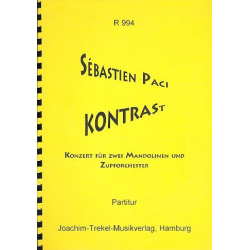 Kontrast für 2 Mandolinen und - Sebastian Paci