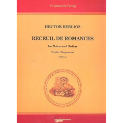 Recueil de romances for voice and - Hector Berlioz