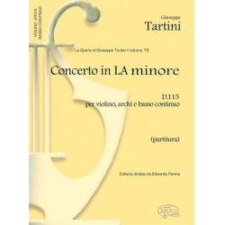 Concerto la minore D115 : per violino, - Giuseppe Tartini