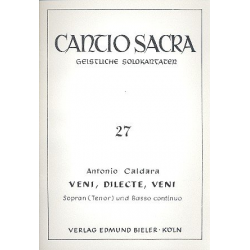 Veni dilecte veni für - Antonio Caldara