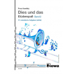 DW1044 Dies und das - Etüdenspaß Band 2 für Posaune - Franz Kanefzky