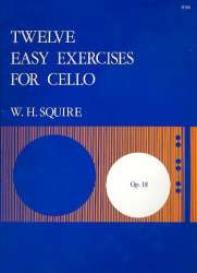 12 easy Exercises op.18 -William Henry Squire