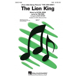 The Lion King (SAB) - Elton John & Tim Rice / Arr. Mark Brymer