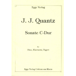 Sonate C-Dur für Oboe, Klarinette und Fagott - Johann Joachim Quantz