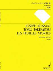 Les feuilles mortes (for string quartet) -Joseph Kosma / Arr.Toru Takemitsu