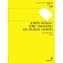 Les feuilles mortes (for string quartet) - Joseph Kosma / Arr. Toru Takemitsu