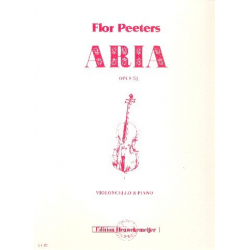 Aria op.51: for cello and piano - Flor Peeters