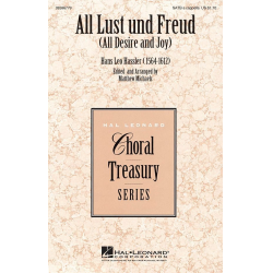All Lust und Freud - Hans Leo Hassler