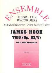 Trio op.83,5 for 3 alto recorders - James Hook