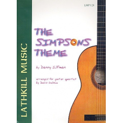The Simpsons Theme for 4 guitars - Danny Elfman