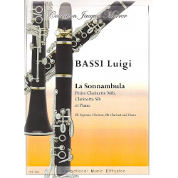 La sonnambula pour 2 clarinettes (EbB) - Luigi Bassi