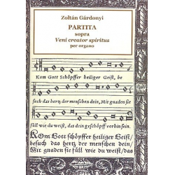 Partita sopra Veni creator spiritus - Zoltán Gárdonyi