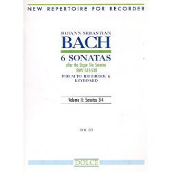 6 Sonatas after the Organ Trio Sonatas - Johann Sebastian Bach