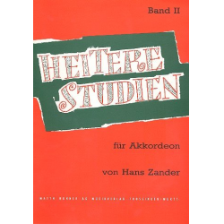 Heitere Studien Band 2 für Akkordeon - Hans Zander