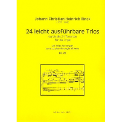 24 leicht ausführbare Trios durch alle 24 Tonarten op.20 - Johann Christian Heinrich Rinck
