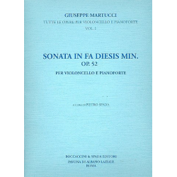 Sonate fis-Moll op.52 für Violoncello - Giuseppe Martucci