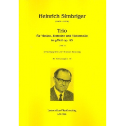 Trio g-Moll op.45 - Heinrich Simbriger
