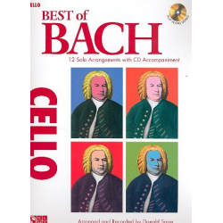 Best of Bach (+CD) for cello - Johann Sebastian Bach