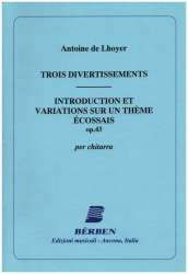 3 Divertissements + Introductio Op 43 - Antoine De Lhoyer