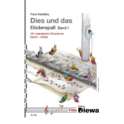 DW1036 Dies und das - Etüdenspaß Band 1 für Flöte - Franz Kanefzky