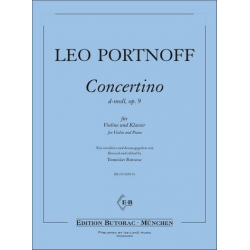 Concertino d-Moll op.9 - Leo Portnoff