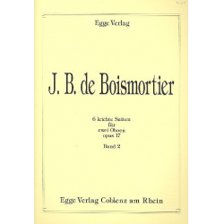 6 leichte Suiten op.17 Band 2 (Nr.4-6) - Joseph Bodin de Boismortier