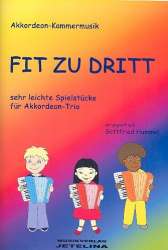 Fit zu dritt Band 1 für 3 Akkordeons - Gottfried Hummel