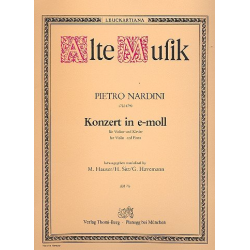 Konzert e-Moll für Violine und Orchester - Pietro Nardini