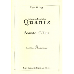 Sonate C-Dur für 2 Oboen und - Johann Joachim Quantz
