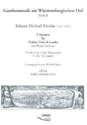 2 Sonaten - Johann Michael Nicolai
