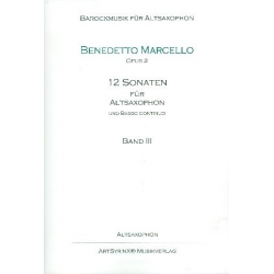 12 Sonaten op.2 Band 3 (Nr.7-9) - Benedetto Marcello