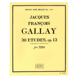 30 études op.13 for tuba - Jacques-Francois Gallay
