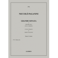 Grande sonata a chitarra sola - Niccolo Paganini