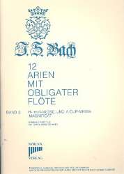 12 Arien mit obligater Flöte Band 3 - Johann Sebastian Bach