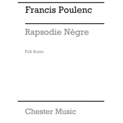 Rapsodie nègre pour voix, piano, flute, - Francis Poulenc