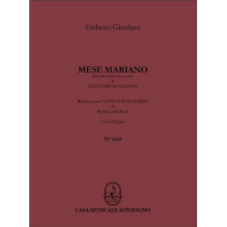 Mese Mariano Klavierauszug (it) - Umberto Giordano