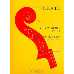 Sonate sol majeur no.3 (premier - Bernhard Romberg